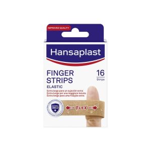 Hansaplast Elastic Finger Strips, Cerotti Dita Extra Lunghi, Elastici e Flessibili, 16 Pezzi