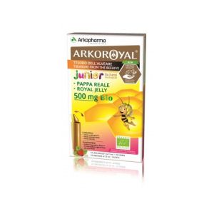 Arkoroyal Pappa Reale Bio 500mg Integratore Ricostituente Bambini 10 Monodose