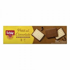 Schar Petit Al Cioccolato Biscotti Senza Glutine i Cioccolato Al Latte 130g