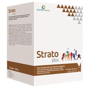 Nutrifarma Strato Plus 10 Bustine 25g Gusto Agrumi