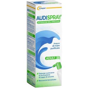 Audispray Adult Soluzione di Acqua di Mare Ipertonica Spray Senza Gas Detersione Orecchio 50ml