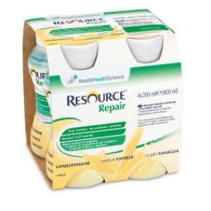 Nestlé Resource Repair Alimeto Dietetico Gusto Vaniglia 4x200 ml