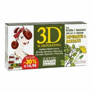 3d Drenante Depurativo Integratore 30 Compresse