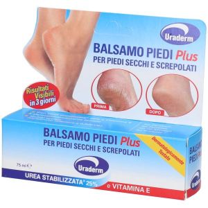 Uraderm Balsamo Piedi Plus Protettivo Idratante per Piedi Secchi e Screpolati 75ml
