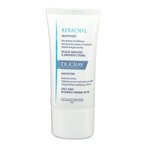Ducray keracnyl crema opacizzante viso pelle grassa 30 ml