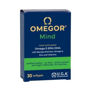 Omegor Mind Integratore Memoria e Funzioni Cognitive 30 Capsule Molli