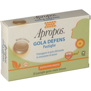 Apropos Gola Defens Pro Miele E Limone 20 Pastiglie