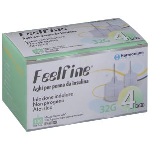 Ago Harmofine Penna Da Insulina Gauge 32 4mm 100 Pezzi