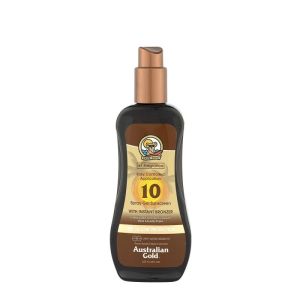 Australian gold spray gel with instant bronzer spf10 237ml