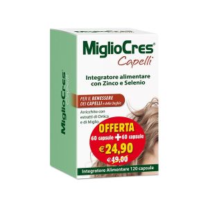 Migliocres Promo Integratore Benessere Capelli e Unghie 60+60 Capsule