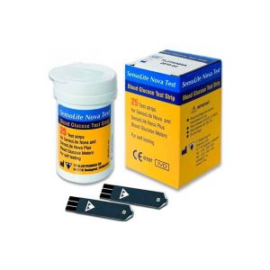 Strisce Misurazione Glicemia Sensolite Nova Test 25 Pezzi