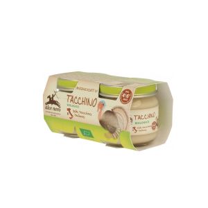 Omogeneizzato Di Tacchino Biologico Alce Nero 2x80g