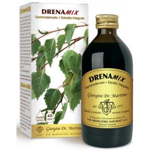 Drenamix Gemmoderivato + Estratto Integrale Senza Alcool 200ml 40 Dosi