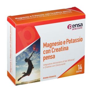 Magnesio & Potassio Pensa Con Creatina Integratore 14 Bustine