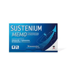 Sustenium Memo Fosforo Integratore Memoria e Concentrazione 10 Flaconcini