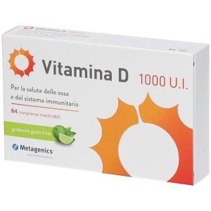 Metagenics Vitamina D 1000 Ui Integratore Vitaminico 84 Compresse
