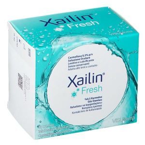 Xailin Fresh Gocce Oculari Carbossimetilcellulosa 0,5% 30 Flaconcini  0,4ml Globuli Contenitore MONOdose