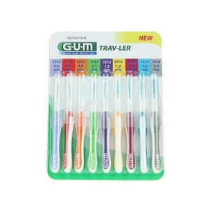 Gum trav-ler kit scovolini misti 10 pezzi