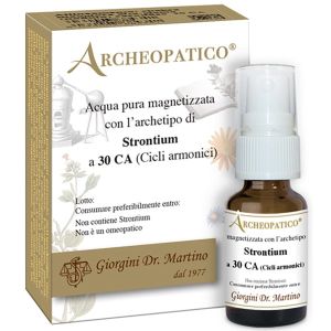Archeopatico Acqua Pura Magnetizzata i Archetipo Strontium A 30 Cicli Armonici 10ml