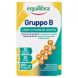 Equilibra Gruppo B Integratore di Vitamine B 30 Capsule