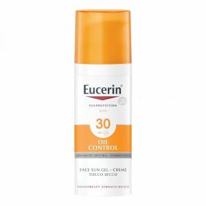 Eucerin Sun Oil Control Gel-crema Tocco Secco Fp 30 Protezione Viso Pelle Grassa 50ml