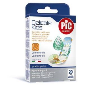 Cerotto Pic Delicate Kids Antibatterico 20 Pezzi