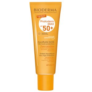 Bioderma Photoderm Max Aquafluid Tinted SPF 50+ Fluido Solare Protettivo 40 ml
