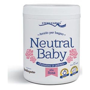 Sterilfarma Neutral Baby Amido Polvere per Bagnetto Rosa 220g