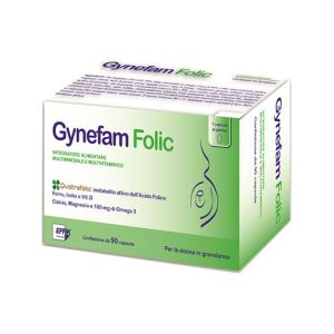Gynefam Folic Integratore Alimentare Gravidanza 90 Capsule Molli