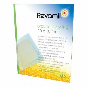 Revamil Garze Imbevute di Miele 10x10 Cm 10 Pezzi