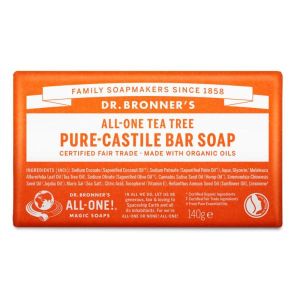 Dr. Bronner's Puro Sapone Solido Bio Tea Tree 140g