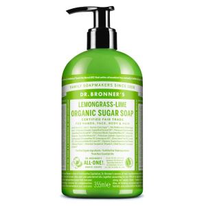Dr. Bronner's Sapone di Zucchero Bio Lemongrass & Lime