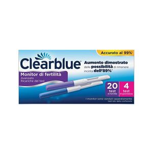 Clearblue Advanced Test di fertilità 20 Pezzi + 4 Test di Gravidanza