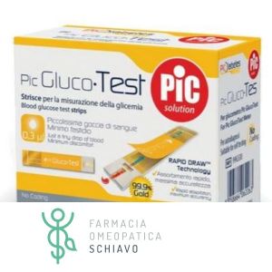 Strisce Misurazione Glicemia Pic Glucotest 50 Pezzi