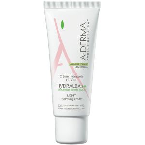A-derma hydralba 24h crema leggera pelle normale viso 40 ml