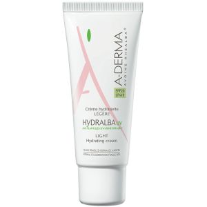 A-derma hydralba uv crema leggera idratante pelle normale 40 ml