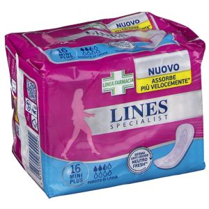 Lines Specialist Mini Plus  Assorbenti Piccole Perdite 16 Pezzi