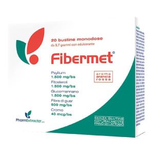 Fibermet Integratore Controllo Peso Corporeo 20 Bustine