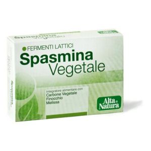 Alta Natura Spasmina Vegetale Integratore di Fermenti Lattici  30 Opercoli