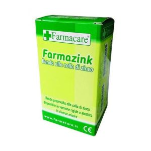 Benda Medicata Elastica Farmazink i Ossido di Zinco Cm10x5m 1 Pezzi