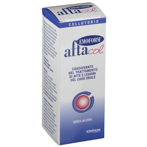 Aftacol Emoform Colluttorio Coadiuvante Contro Irritazioni E Lesioni Della Bocca 120 ml