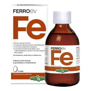 Erba Vita Ferro Ev Fluido Integratore Contro Stanchezza e Affaticamento 250ml