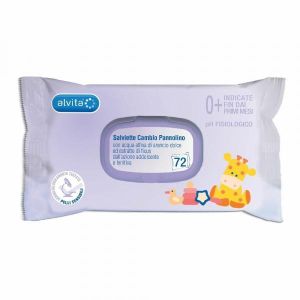 Alvita Salviette Cambio Pannolini Lenitive 72 Pezzi