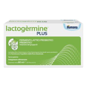 Humana Lactogermine Plus Integratore Fermenti Lattici 10 Flaconcini