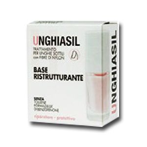 Unghiasil trattamento base ristrutturante con fibre unghie sottili 12 ml