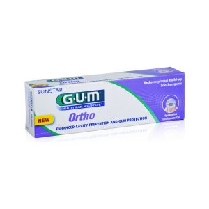 Gum ortho gel dentifricio anti carie per apparecchi ortodontici 75 ml