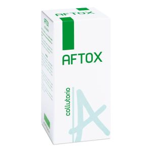 Aftox Collutorio Flacone Bianco, i Tappo e Misurino Dispositivo Medico Indicato In Tutte Le Lesioni Del Cavo Orale e Nei Processi Infiammatori Correlati 100ml 1 Pezzo