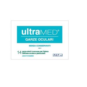 Ultramed Garze Oculari Monouso Sterili 14 Pezzi
