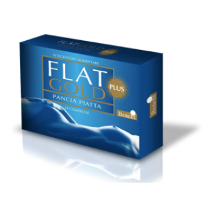 Flat Gold Plus Integratore Pancia Piatta 24 Compresse