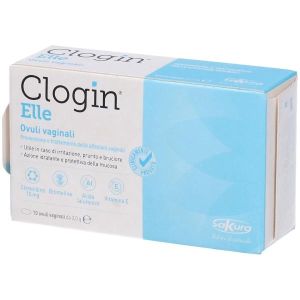 Clogin Elle Ovuli Vaginali Idratanti e Disinfettanti 10 Ovuli